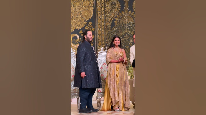 FIRST look of Anant Ambani & Radhika Merchant from their reception 😍 #shorts #anantambani