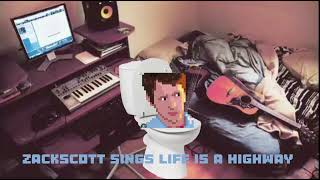 Zackscott sings life is a highway 