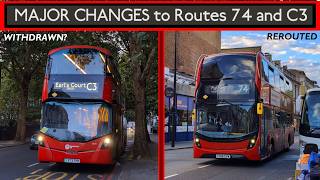 Route C3 WITHDRAWN, 74 & 430 Changed (London Transport News) West London Bus Changes Explained
