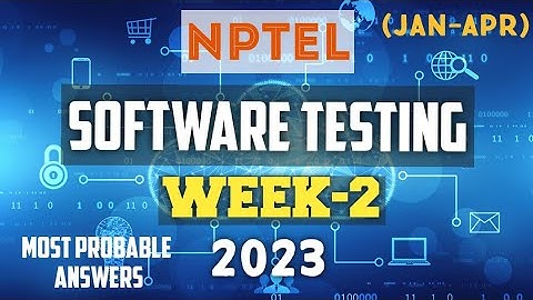 Software Testing || NPTEL week 2 answers 2023 #nptel #softwaretesting #softwaredeveloper  #skumaredu
