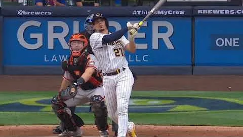 Willy Adames Hits CLUTCH Game Tying Home Run In 10th Inning | Brewers vs. Giants (8/7/21)