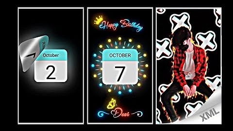 HAPPY Birthday 🥳🎉 New XML File 👇 | Birthday wish video 3D XML video Editing || #trending #all #xml