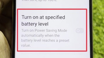 Turn on at specified battery level in oppo mobile