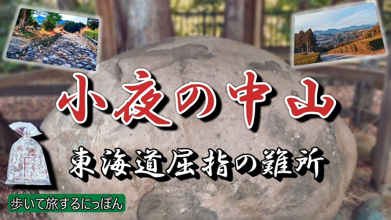 【旧東海道】絶望の急坂！？「小夜の中山」を歩いてみたら最高だった