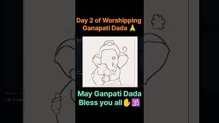 Day 2 of Worshipping Ganpati Dada 🙏 | Python Turtle Art 💻