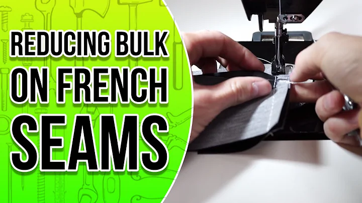 Reduce Bulk on French Seams | How to Sew a French Seam Properly | automotive upholstery techniques
