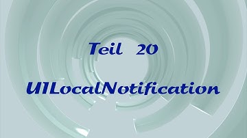 iOS-Programmierung für Einsteiger - 20 - UILocalNotifications (Xcode, iPhone, iPad, Objective-C)