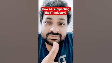 How.AI is impacting the IT industry #shortsfeed #shortsvideo #artificialintelligence