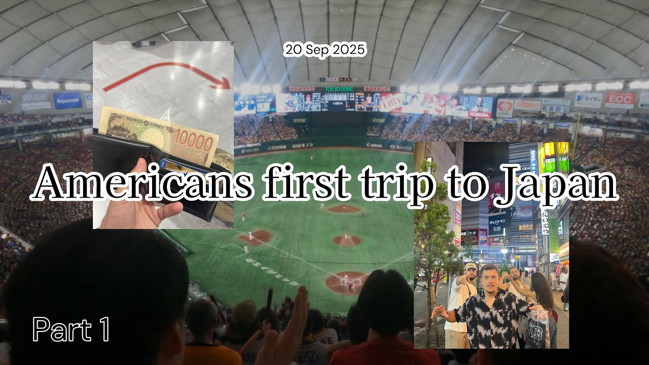 Americans First Time In Japan BASEBALL GAMES ARE BETTER Part 1 americans-first-time-in-japan-baseball-games-are-better-part-1