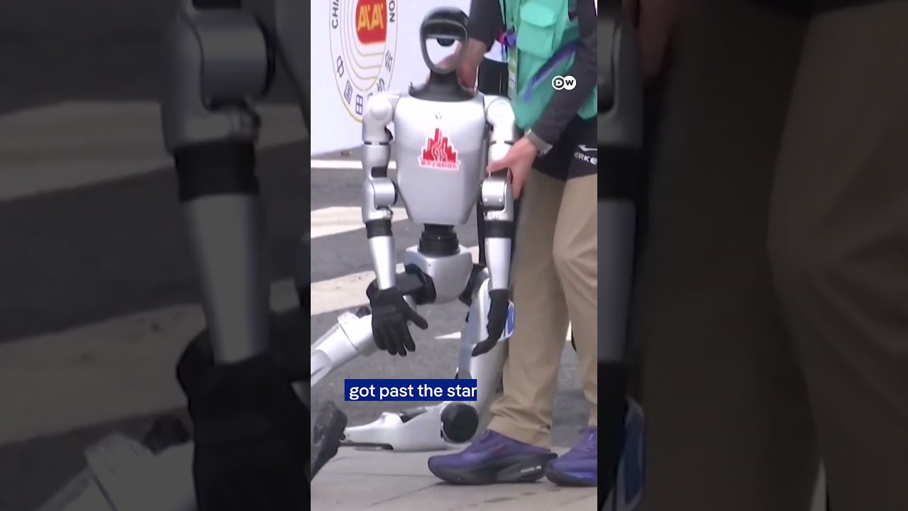 Robots compete in Beijing half-marathon | DW News