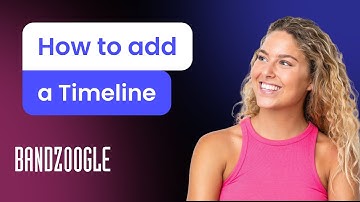 How to add a Timeline to Bandzoogle