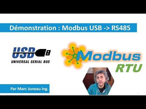 Modbus : Démonstration USB à RS-485