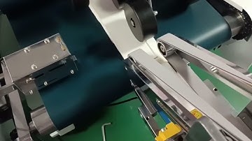 straight line box folder gluer test run before delivery