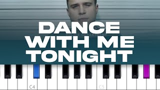 Video thumbnail of "Olly Murs - Dance With Me Tonight  (piano tutorial)"