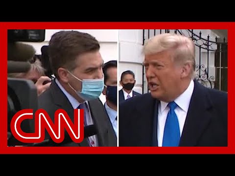 'Shouldn't voters judge you on the pandemic? Did you blow it?'  Watch Trump respond to Jim Acosta