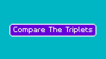 Compare The triplets Hackerrank with Solutions in java | List | LinkedList #java #coding