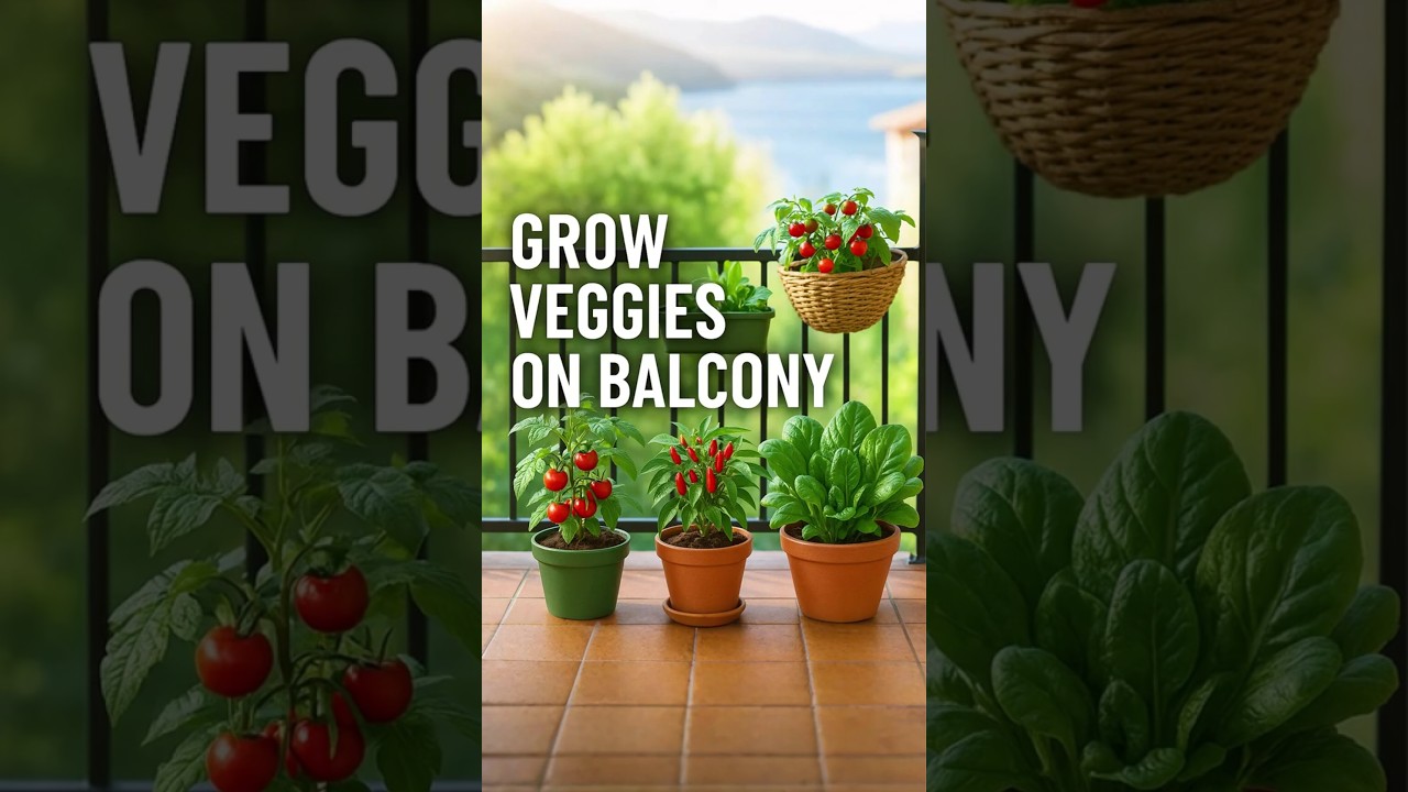Balcony Vegetable Garden Ideas|Grow Fresh Veggies in Small Spaces