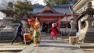 （公式）備前一宮 桃太郎獅子・2021.1.03・岡山 春日神社