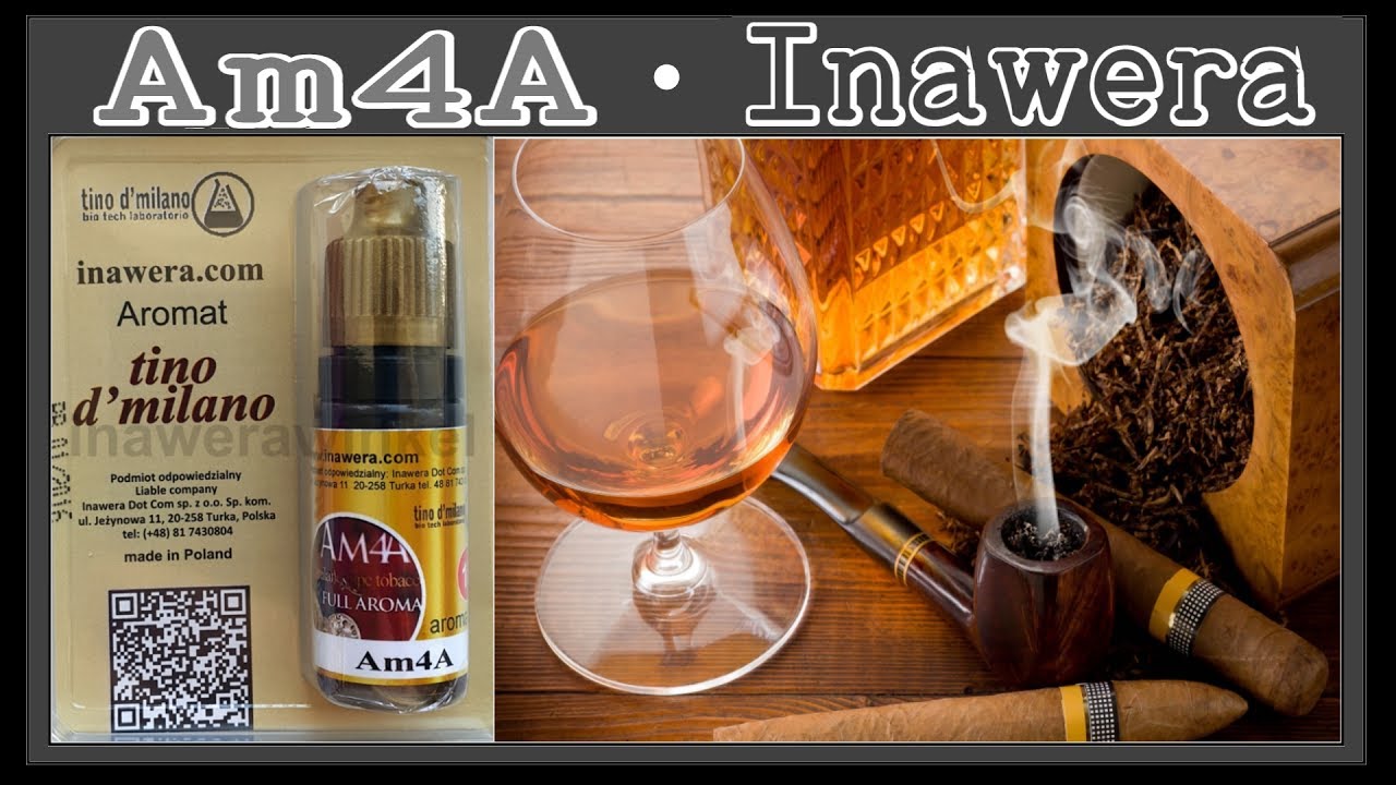Inawera – Am4A Review +Recipe 60%VG  (DIY Eliquid AmphorA INW am4a Flavor Review)