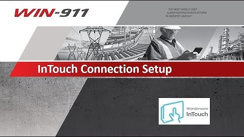 InTouch Connection Setup