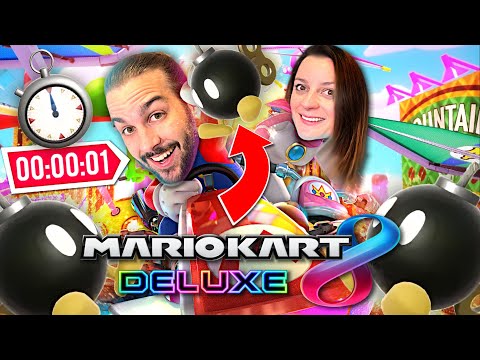 ON GAGNE A LA DERNIERE SECONDE GRACE A CETTE BOB-OMB ! DLC VAGUE 2 MARIO KART 8 DELUXE