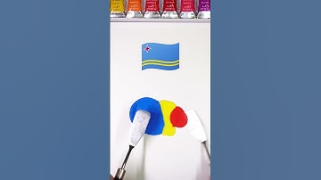 What color do mixed flags make?? #stateflags #colormixing #guessthecolor #oddlysatisfying