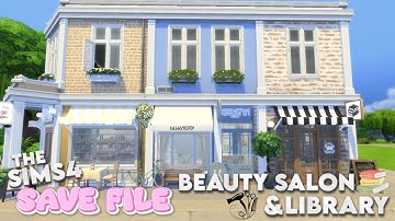 Building A Multi-Functional Lot In My Save File! / The Sims 4 / SPEED BUILD