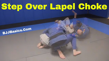 Step Over Lapel Choke