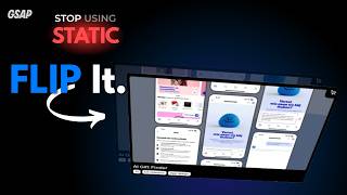 This Awwwards-Style 3D Flip Effect Feels Like Real Cards (GSAP & React)