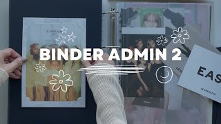 Binder Admin 2: LSFM Organize, Yuq1 & I Sway