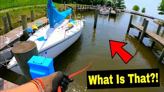 Magnet Fishing Under $100,000 Sailboats  You Won’t Believe What I Found!!!