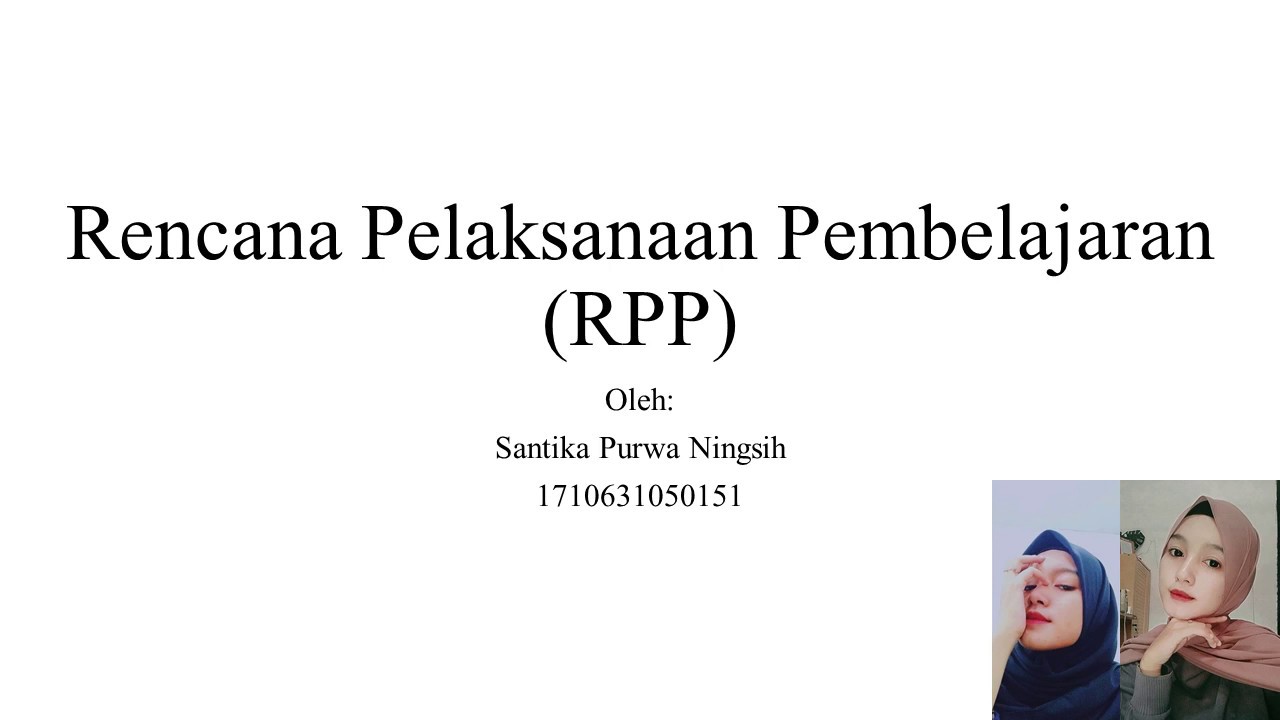 Contoh RPP Matematika Pembelajaran Daring - YouTube