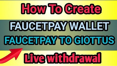 How to create faucetpay in tamil and live withdraw faucetpay to giottus wallet