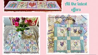 Beautiful Fabrics- a close up look at all the latest fabrics and kits