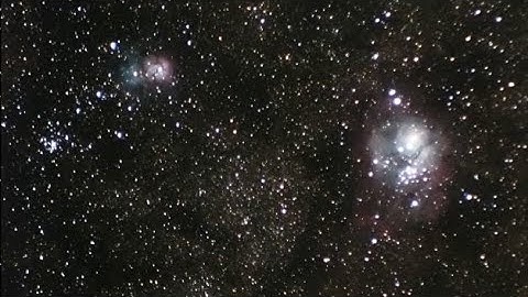 Lagoon and Trifid Nebulae (My Current Progress)