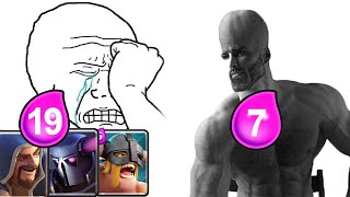 Stop Super Combo (PEKKA+EBarbs+Wizard) with 7 ELIXIR