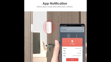 WiFi Door Sensor Window Doors Open Closed Detector Smart Life App Smart Home Security Protection