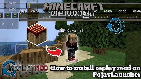 How to install replay mod on PojavLauncher | how to use replay mode on PojavLauncher | Malayalam