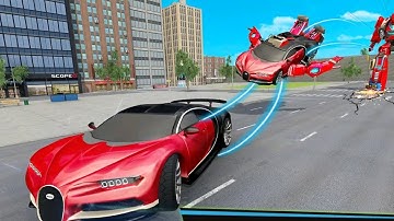 Drone Robot Car Transformation Android Game HD Videos