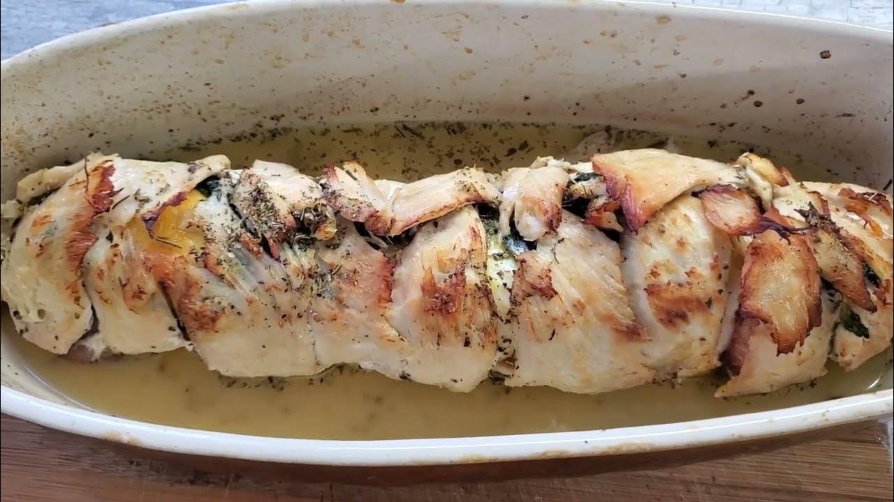 Фаршированный Рулет Из Куриного Филе ! Быстро И Вкусно - YouTube