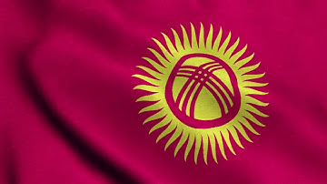 Kyrgyzstan Waving Flag Animation Loop | Stock Footage | Free Background