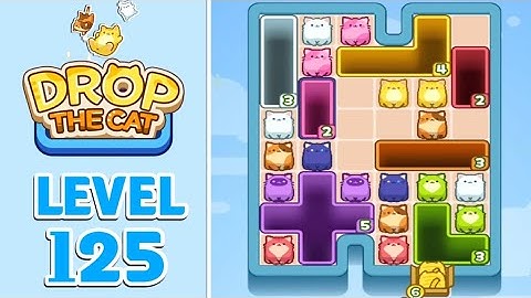 Drop The Cat Level 125 Walkthrough Solution