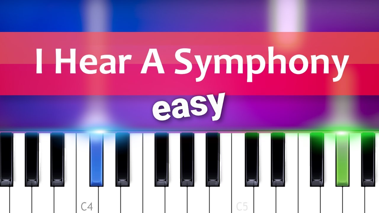 I Hear A Symphony - cody fry | EASY PIANO TUTORIAL Chords - Chordify