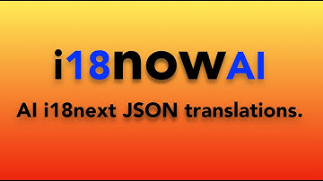 How to generate i18next JSON translations with AI