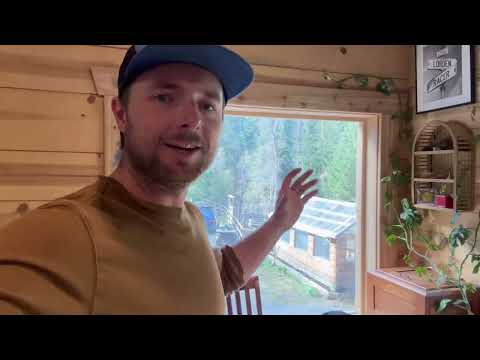 Custom Cedar Window Trim | Mountain Shophouse Cabin