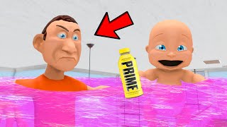 Baby Floods EVIL Daddy's House With PRIME!