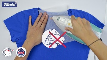 How to apply Stikets iron-on labels?