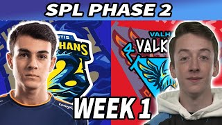 SPL Highlights Phase 2 Week 1: Atlantis Leviathans Vs Valhalla Valkyries