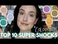 My Updated TOP 10 ColourPop Super Shock Shadows | Swatches of My FAVORITE Super Shock Shadows