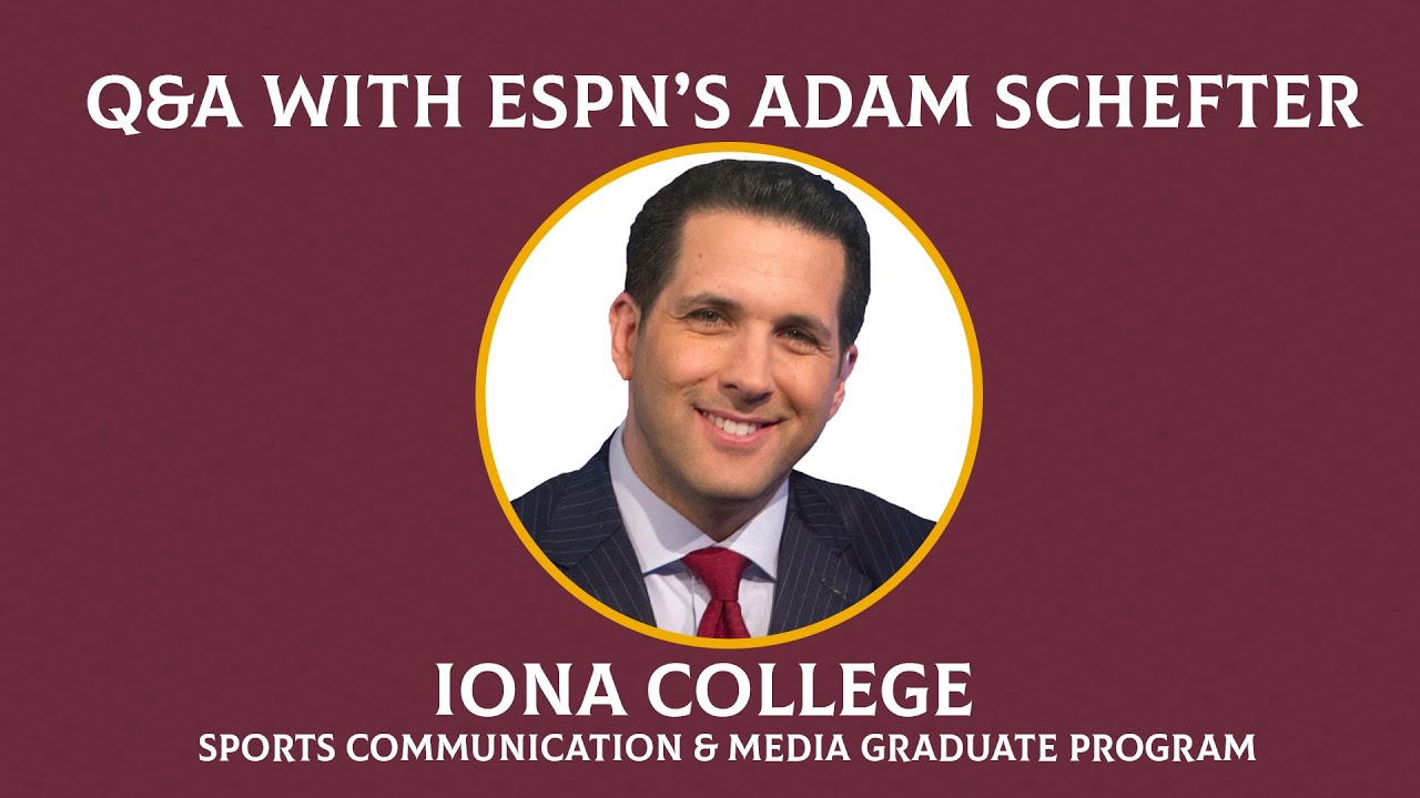 ESPN's Adam Schefter joins Iona class